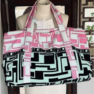 SALE NWT c 2010s EMILIO PUCCI XL TerryCloth Bag . New, sleeper pouch, 3 tags +